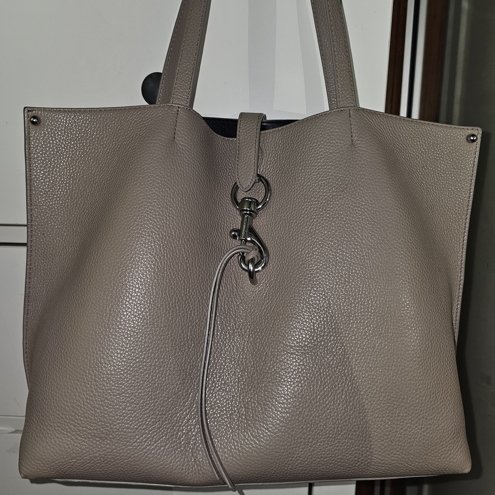 Rebecca Minkoff Pebble Gray Leather Tote